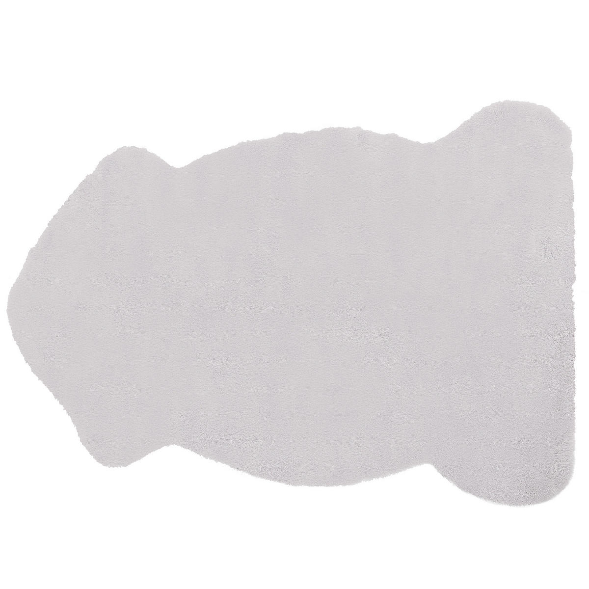 KUNSTFELL-TEPPICH Undara 90/60 cm - Grau, Kunststoff (60/90cm) - Beliani