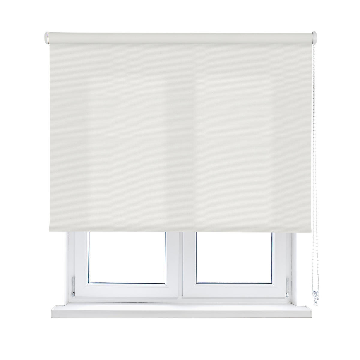 SEITENZUGROLLO lichtdurchlässig Ecofuture (100% Recyceltes Polyester) - Weiß, Textil (90/250/250cm) - VIEWTEX