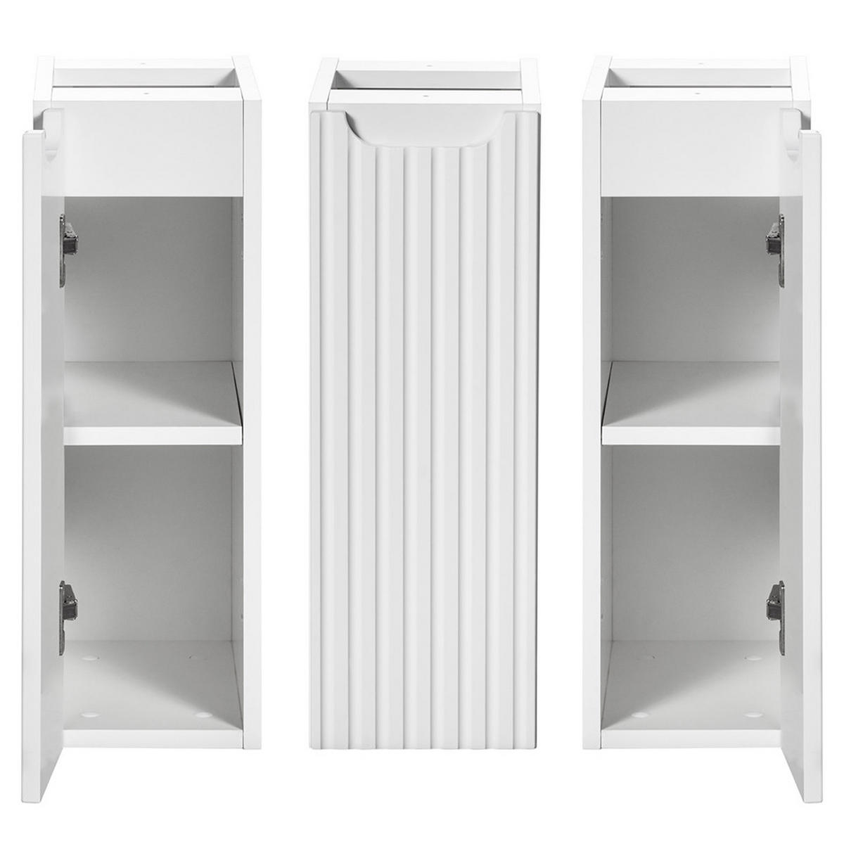 BADMÖBEL-SET 2-TLG. Newport-56 - Beige, Holzwerkstoff (170/190/40cm) - Lomado