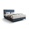 BOXBETT INAO 180x200 mit Matratze H3, Bonell und Topper ARAGON 74 - Dunkelblau, Textil (180/200cm) - Bedante