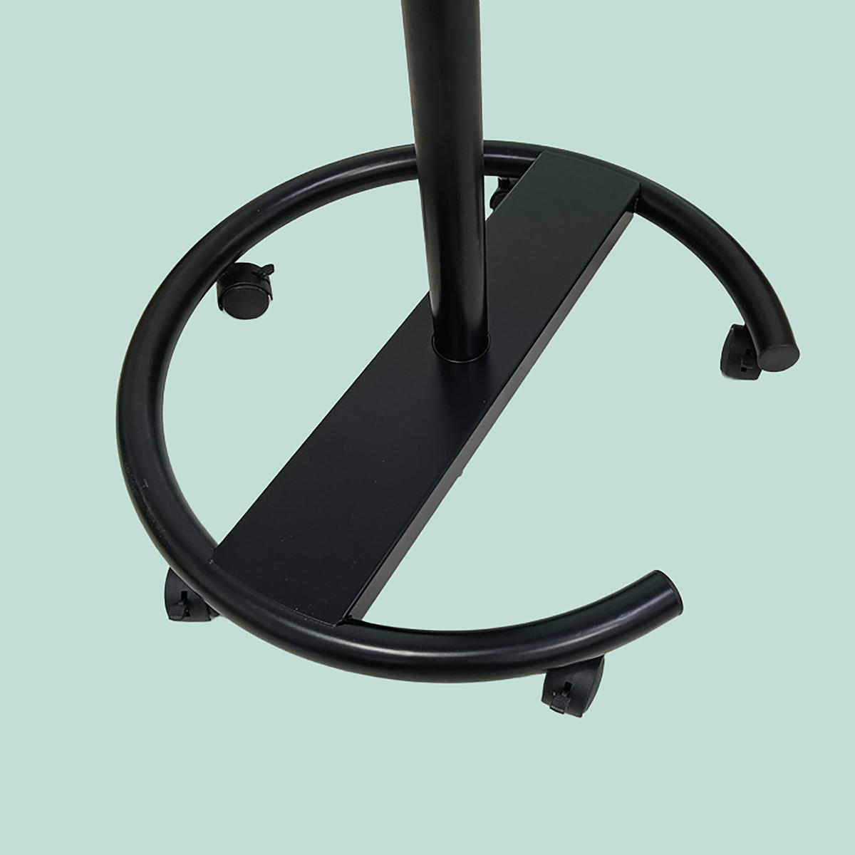 FLIPCHART Whiteboard - Schwarz, Metall (70/200/65cm) - Relaxdays