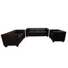 SOFAGARNITUR Schwarz 3er-Set - Schwarz, Textil (400/70/300cm) - MCW