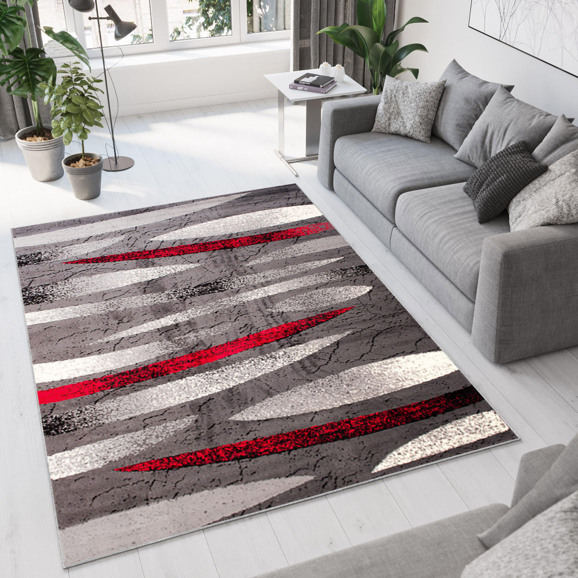 TEPPICH DREAM Rot 80/150 cm - Rot, Textil (80/150cm) - Tapiso