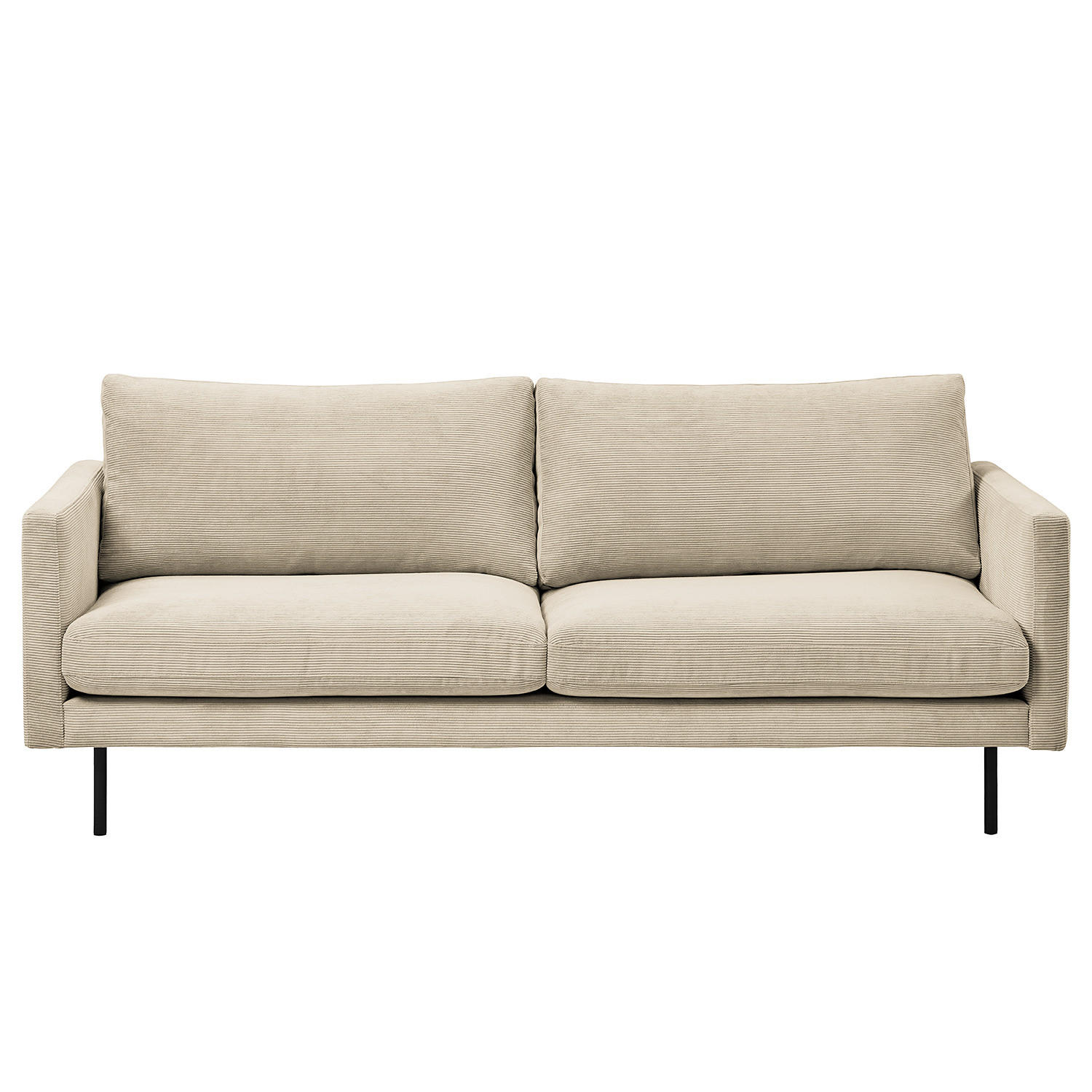 3-SITZER SOFA - Beige, Textil (196/82/94cm) - home24