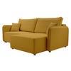 ECKSOFA Malody, Seite: Rechts - Gelb/Schwarz, Holz/Kunststoff (227/147cm) - MIRJAN24