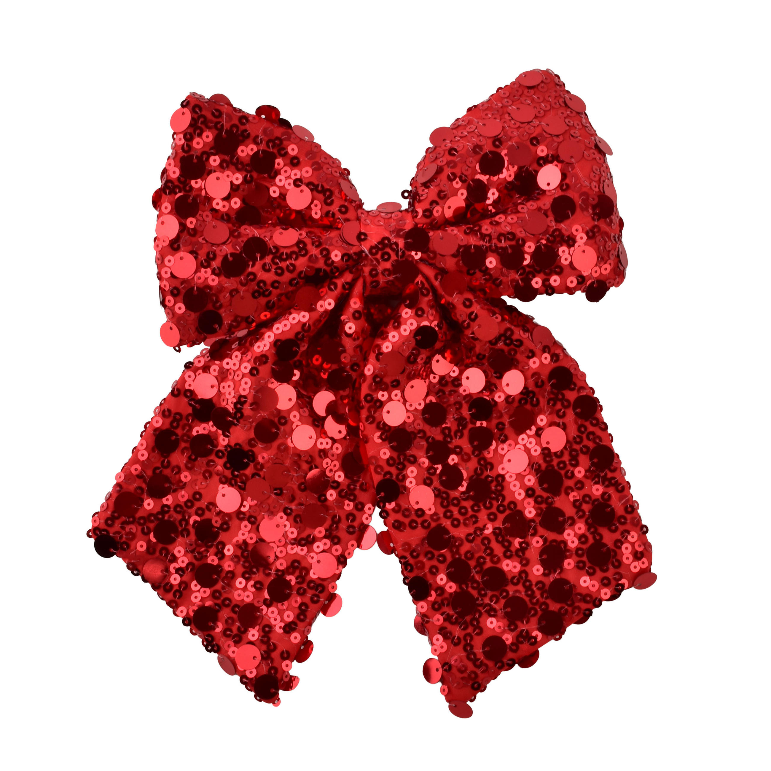 DEKOSCHLEIFE Santa Lila Gold 24/28cm - Rot, Textil (25/29/25cm) - Mondex