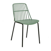 STUHL Taos Grün 45.5 cm x 82 cm - Grün, Kunststoff (45/82/55cm) - Kenay Home