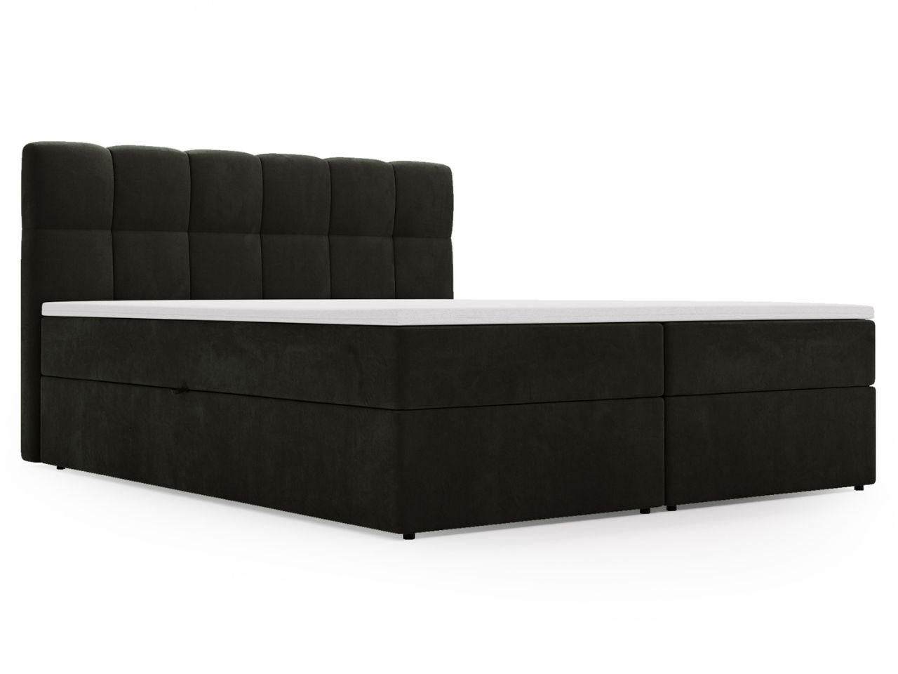 Graingold Boxbett Dunkelgrau 200x200 cm