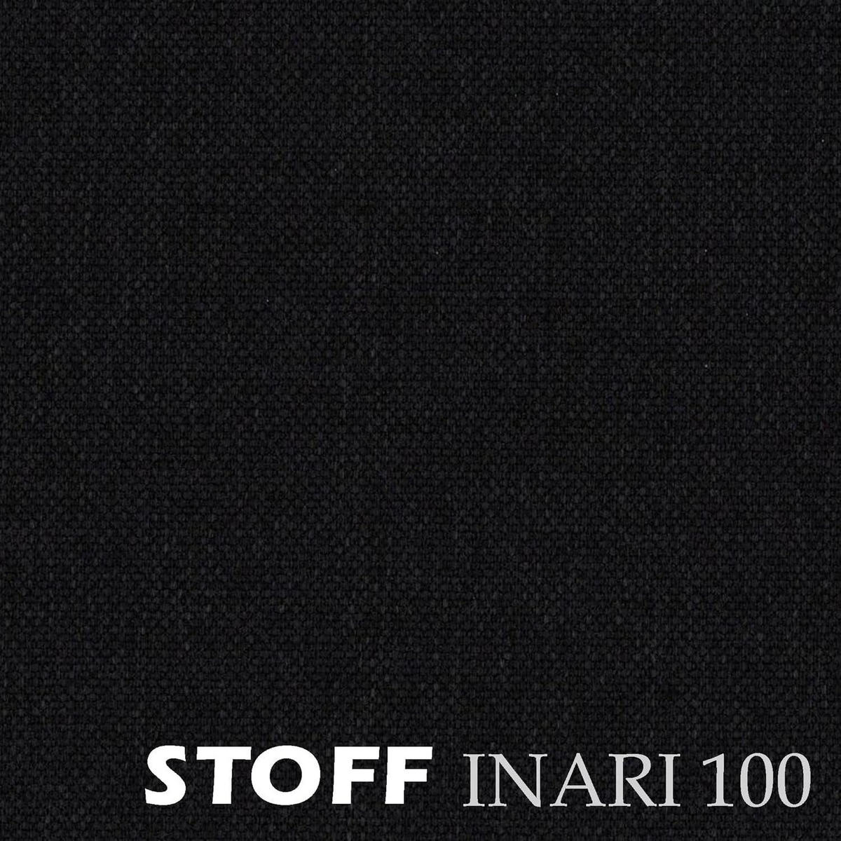 ECKBANKGRUPPE Alina - INARI-Stoff - 142 x 196 cm - Rechts - Schwarz - Schwarz, Textil/Metall (142/87/196cm) - AN-Moebel 4u