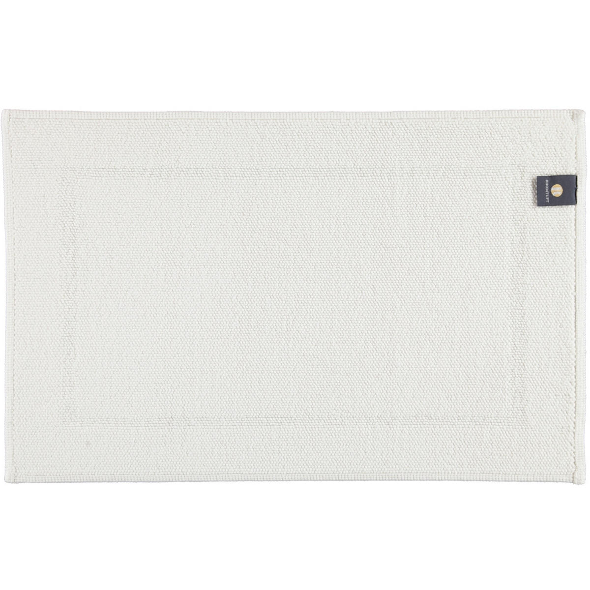BADEMATTEN PEARL WEISS - 01 - Weiß, Textil (60/90cm) - Rhomtuft