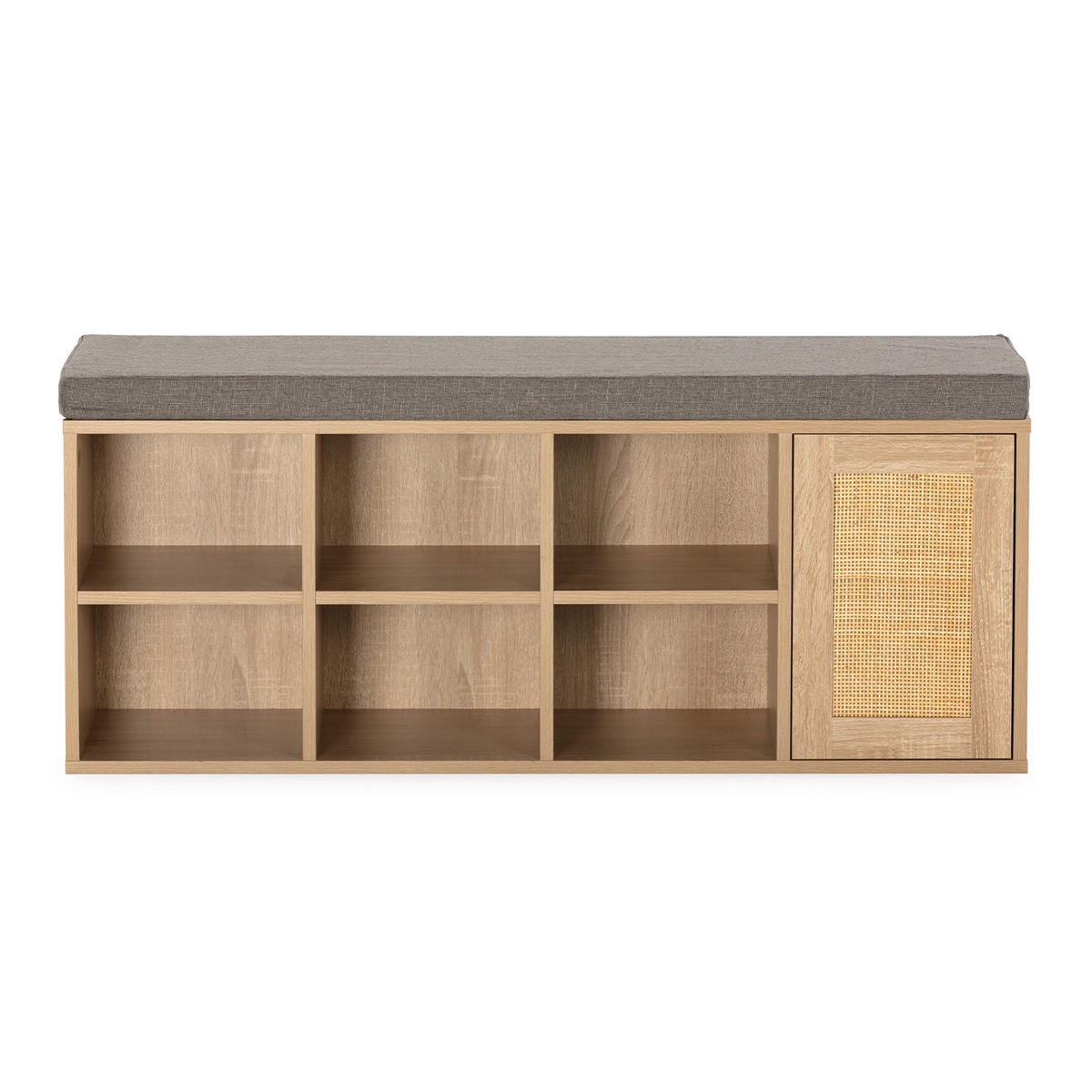 SCHUHBANK Rafael Eichenfarbe - Honigeiche, Holzwerkstoff (108/45/35cm) - VS Venta-stock