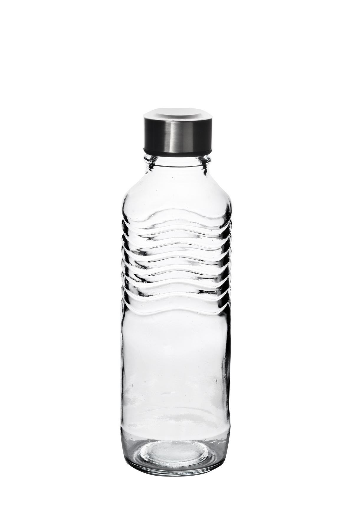 FLASCHE Hollie Transparent 7.5/7.5/23.5 cm Glas - Transparent, Glas (0.5L) - Mondex