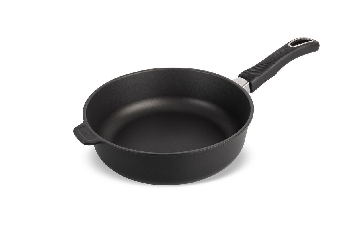 HOCHRANDPFANNE INDUKTION ⌀24cm - Schwarz, Kunststoff/Metall (24cm) - Gastrolux
