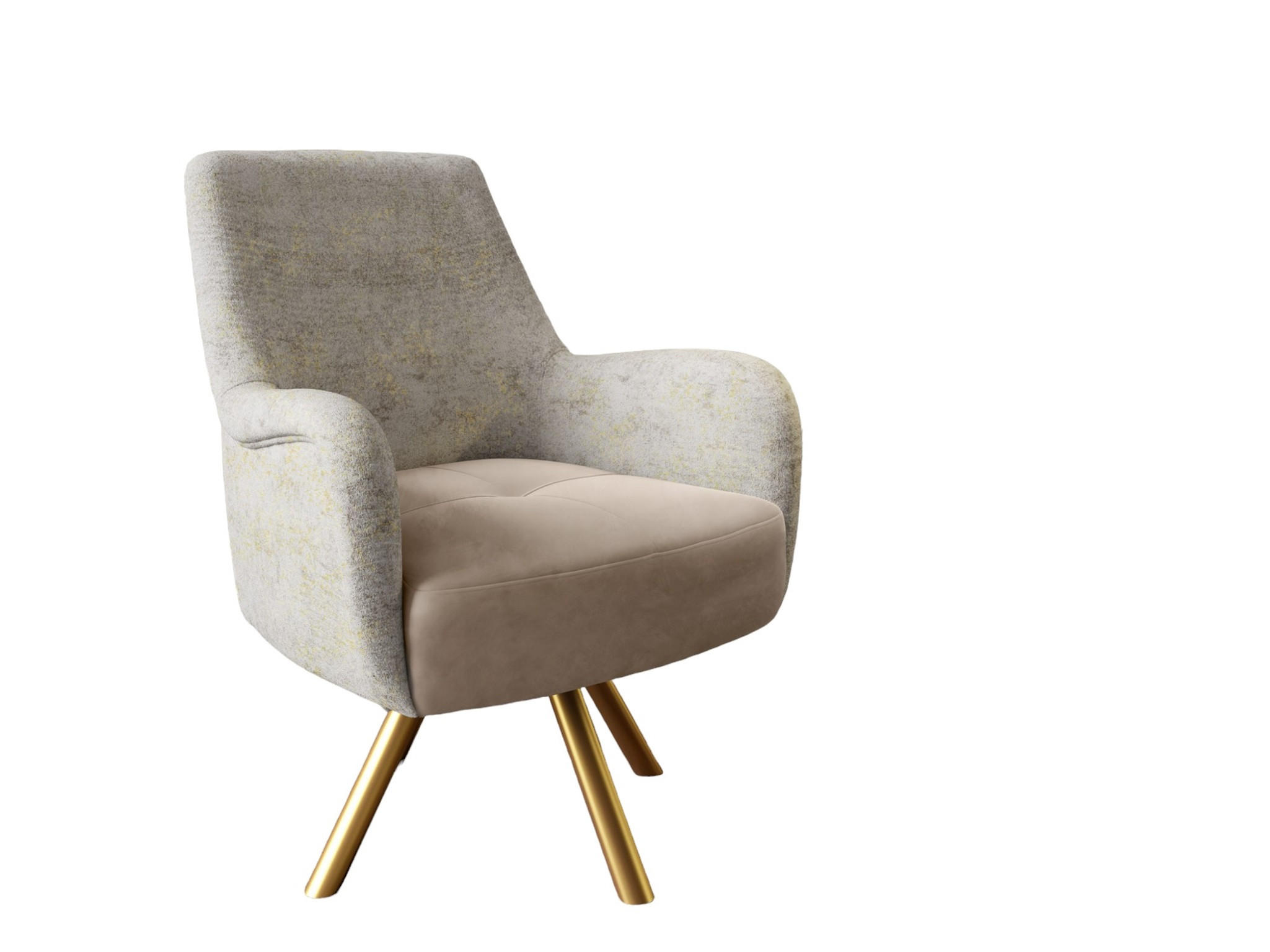 SESSEL Valerie In Touch Me - Beige, Holzwerkstoff/Textil (74/100/92cm) - Fun Möbel