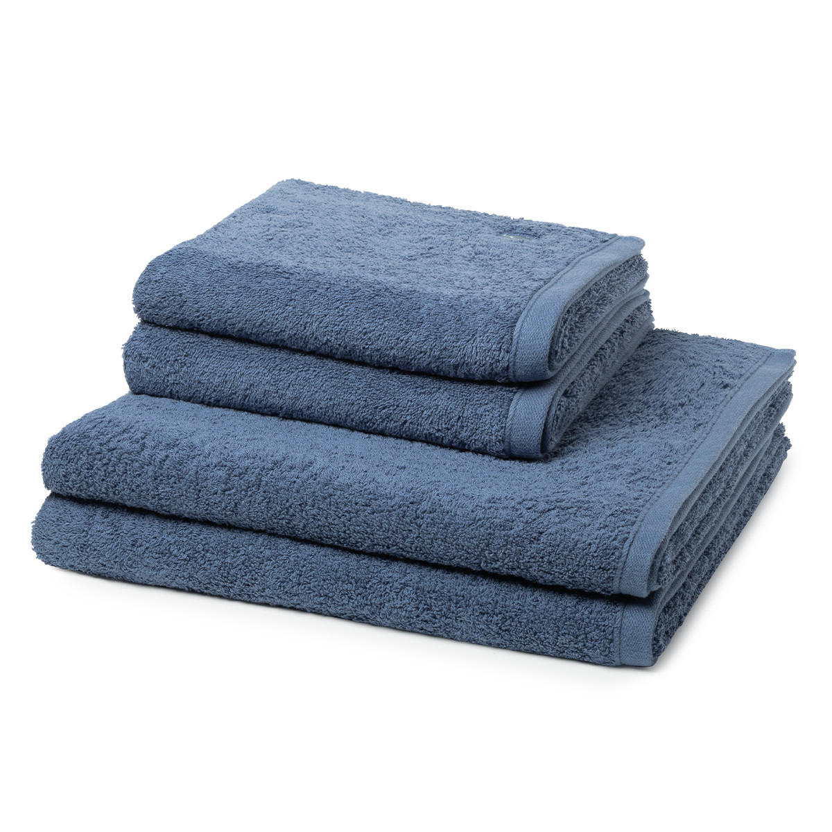 FROTTIERSET Vita 4-teilig - Dunkelblau, Textil (50/100cm) - Ross