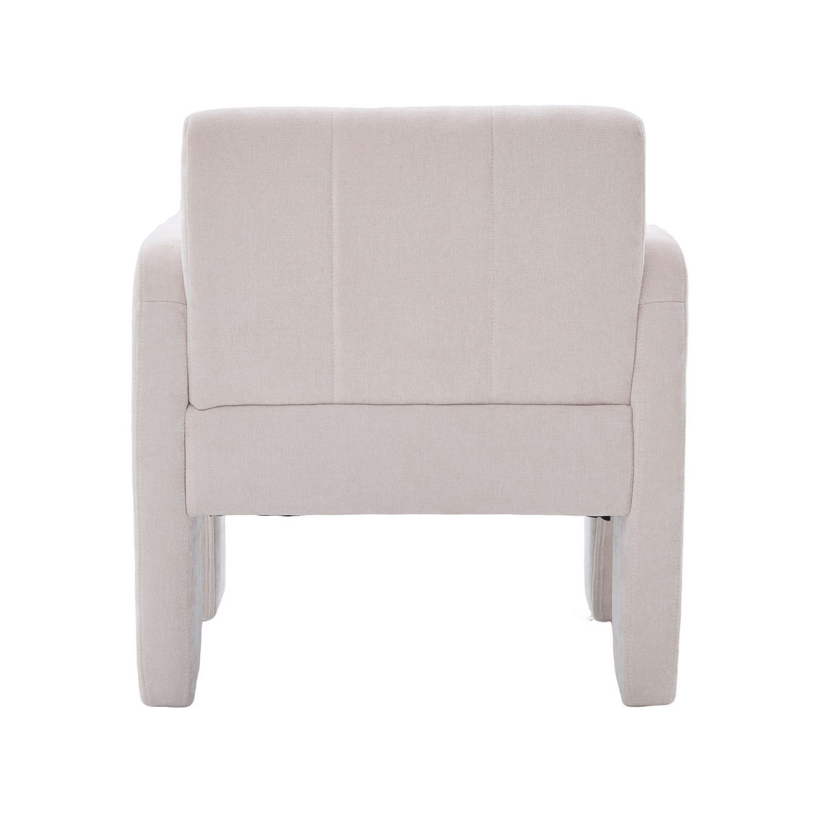 SESSEL Einzelner Sessel,dicke Polsterung,Chenille,Beige - Beige, Textil (67.5/74.5/69cm) - LVHOM