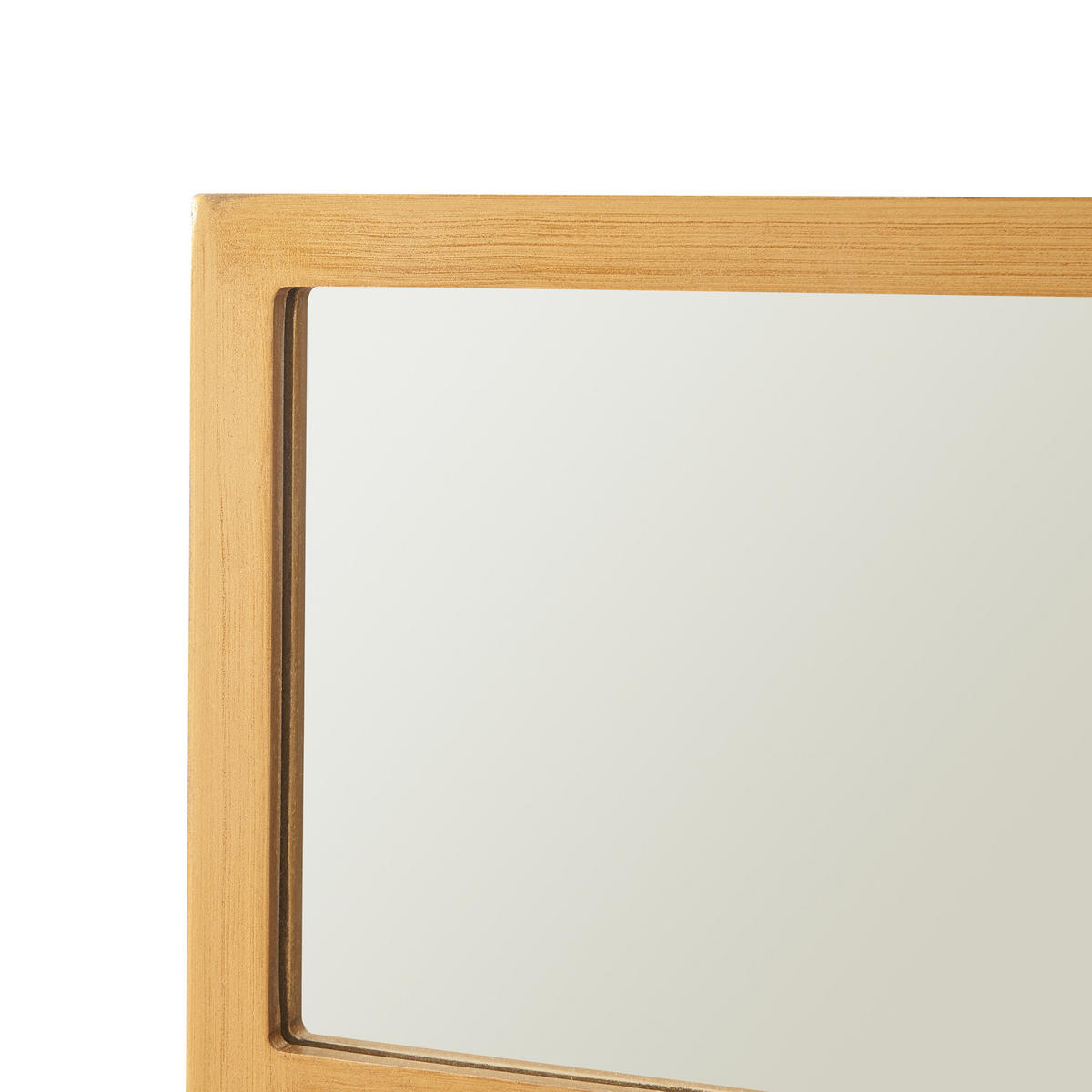 WANDSPIEGEL Cupello - Goldfarben, Glas/Holzwerkstoff (60/90/1.8cm) - [en.casa]