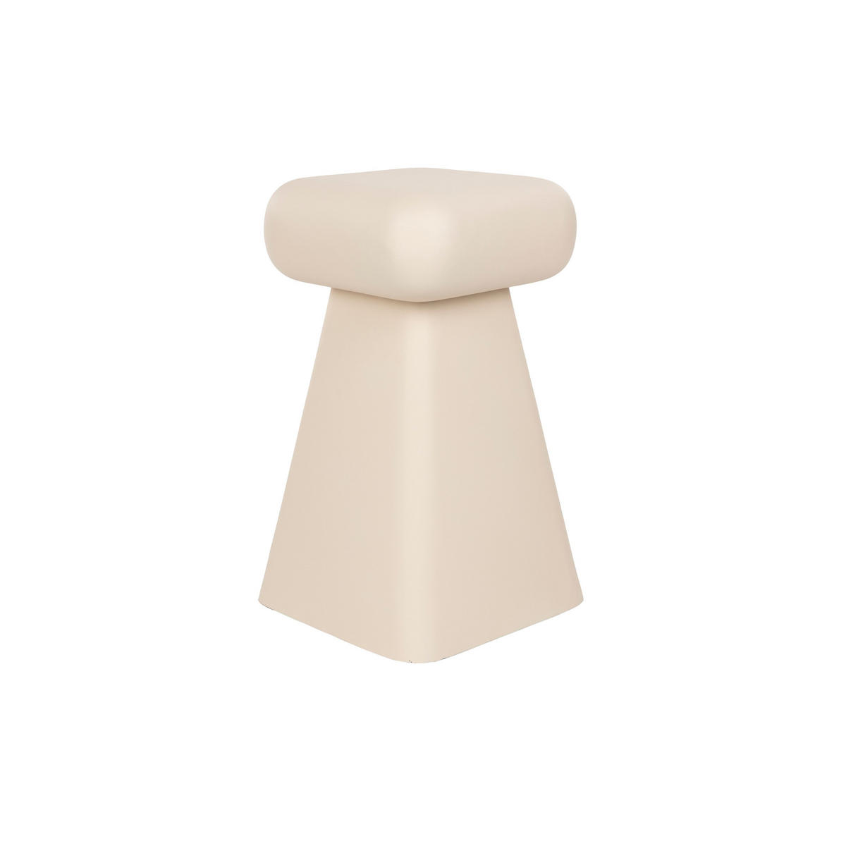 BEISTELLTISCH Earth Beige - Beige, Metall (29.5/29.5/51cm) - Zuiver