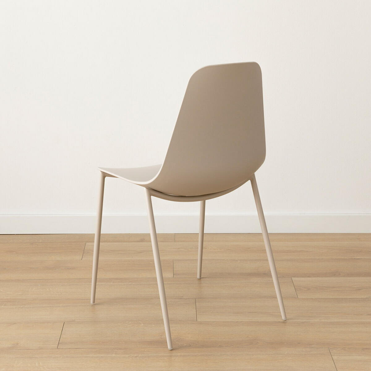 STUHL Minno Beige 49 cm x 88 cm - Beige, Kunststoff (49/88/52cm) - Kenay Home