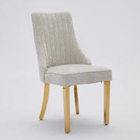STUHL-SET DE-36306 2 Stück mit goldenen Metallbeinen Beige - Beige, Holz (50/95/65cm) - ComfortXL
