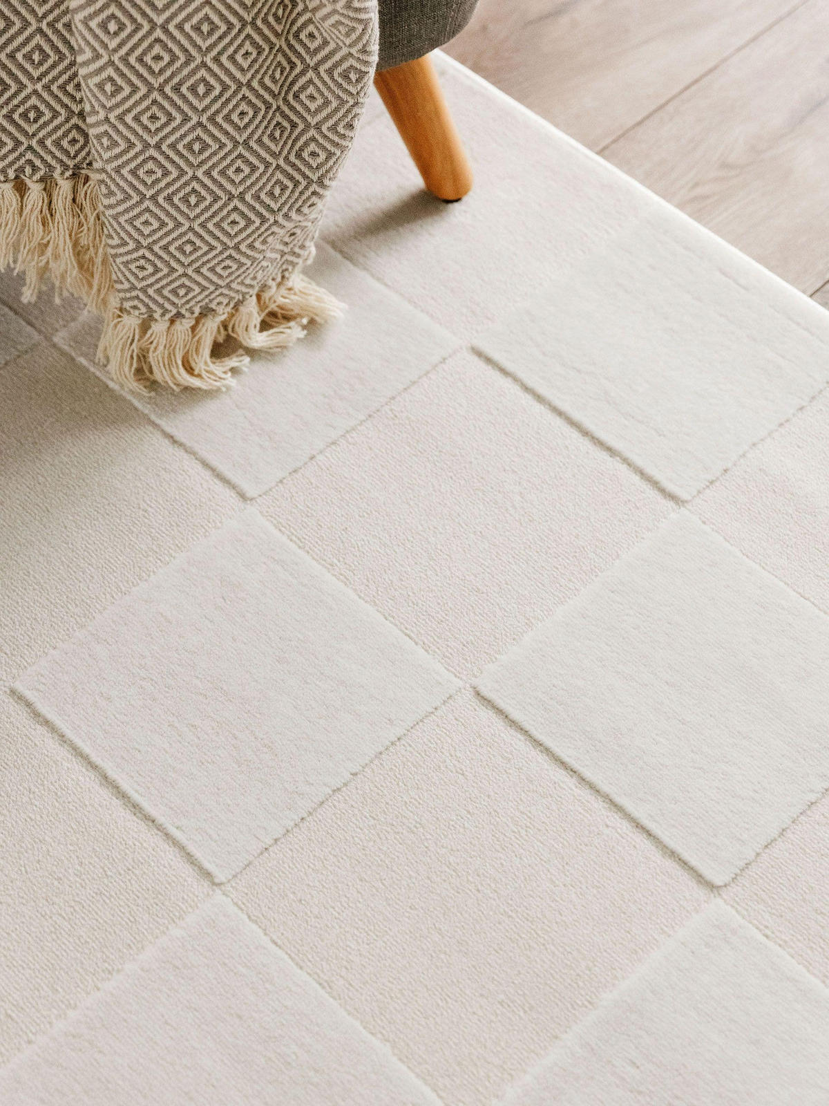 TEPPICH Claire Cream 120x170 cm - Creme, Kunststoff (120/170cm) - benuta