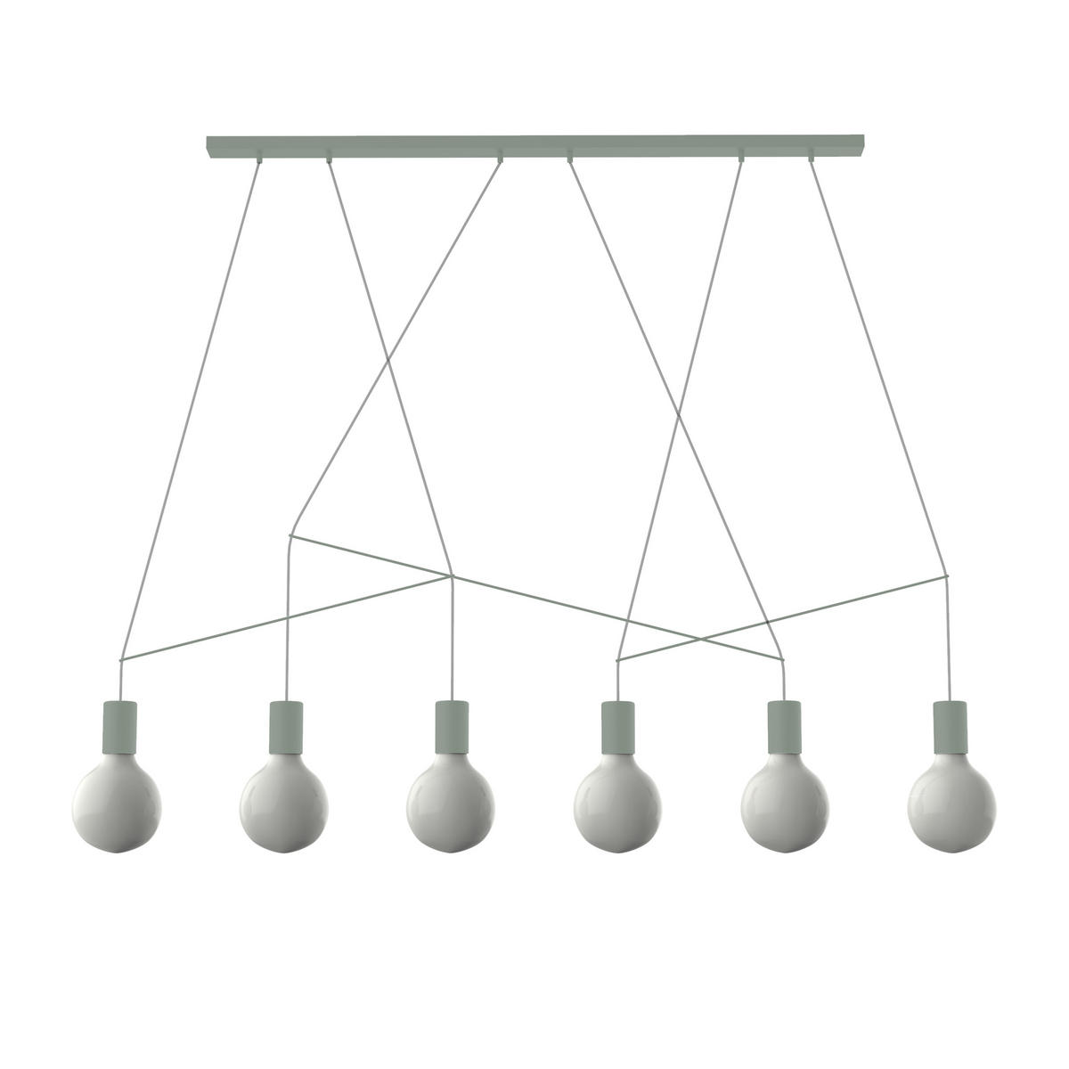 HÄNGELEUCHTE - Grün, Metall (4/90/6cm) - Lumicom