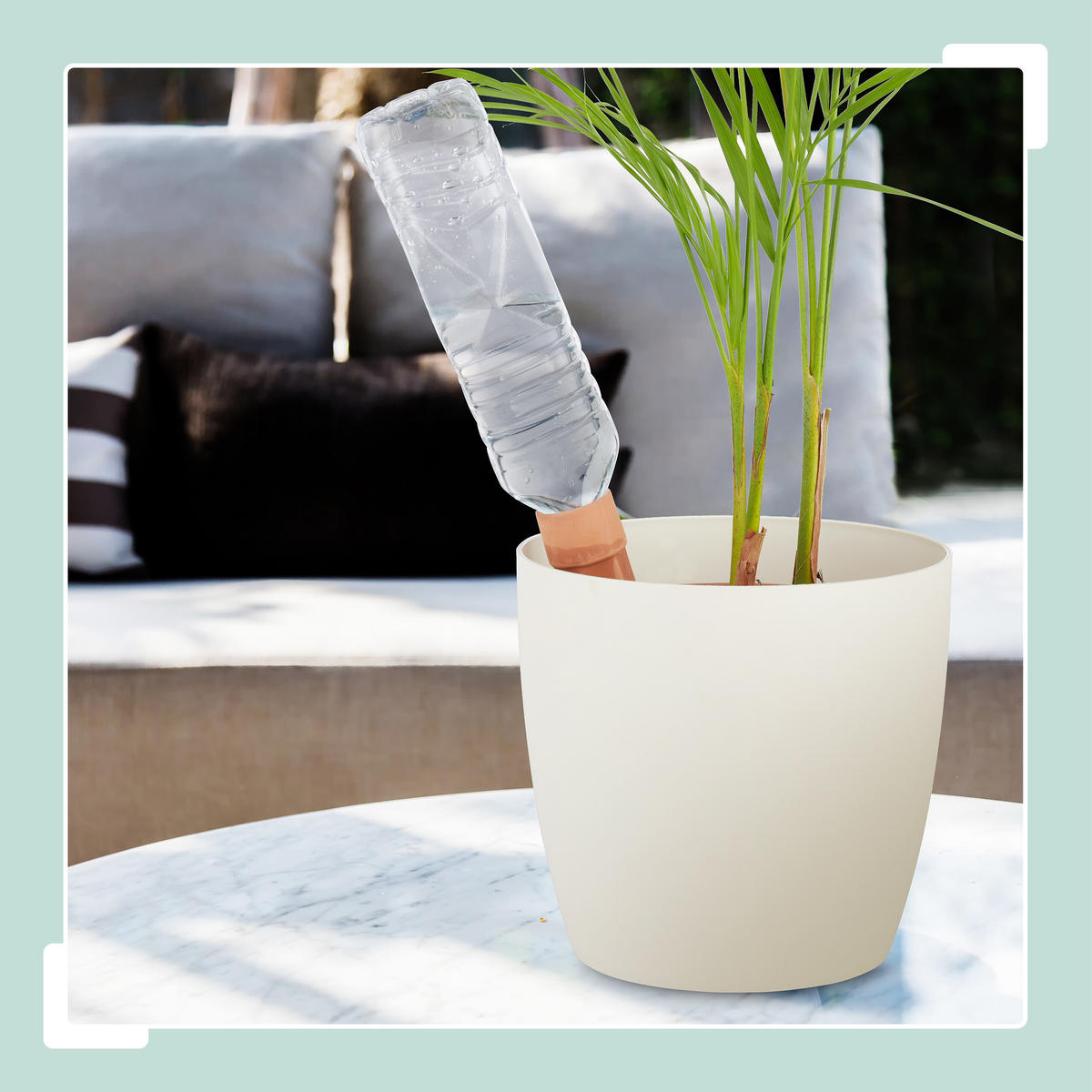 4XTONKEGEL - Hellbraun, Keramik (5/19.5/5cm) - Relaxdays