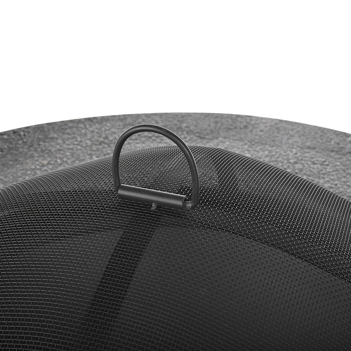 FEUERSTELLE hellgrau Leichtbeton rund Tambora - Grau, Stein (92/48/92cm)