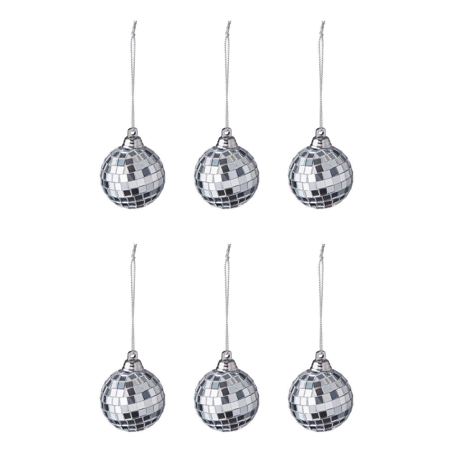 Butlers Weihanchtsbaumkugel Silber 5x5x5 cm