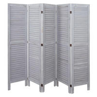 PARAVENT Grau - Grau, Holz (200/170/2cm) - MCW