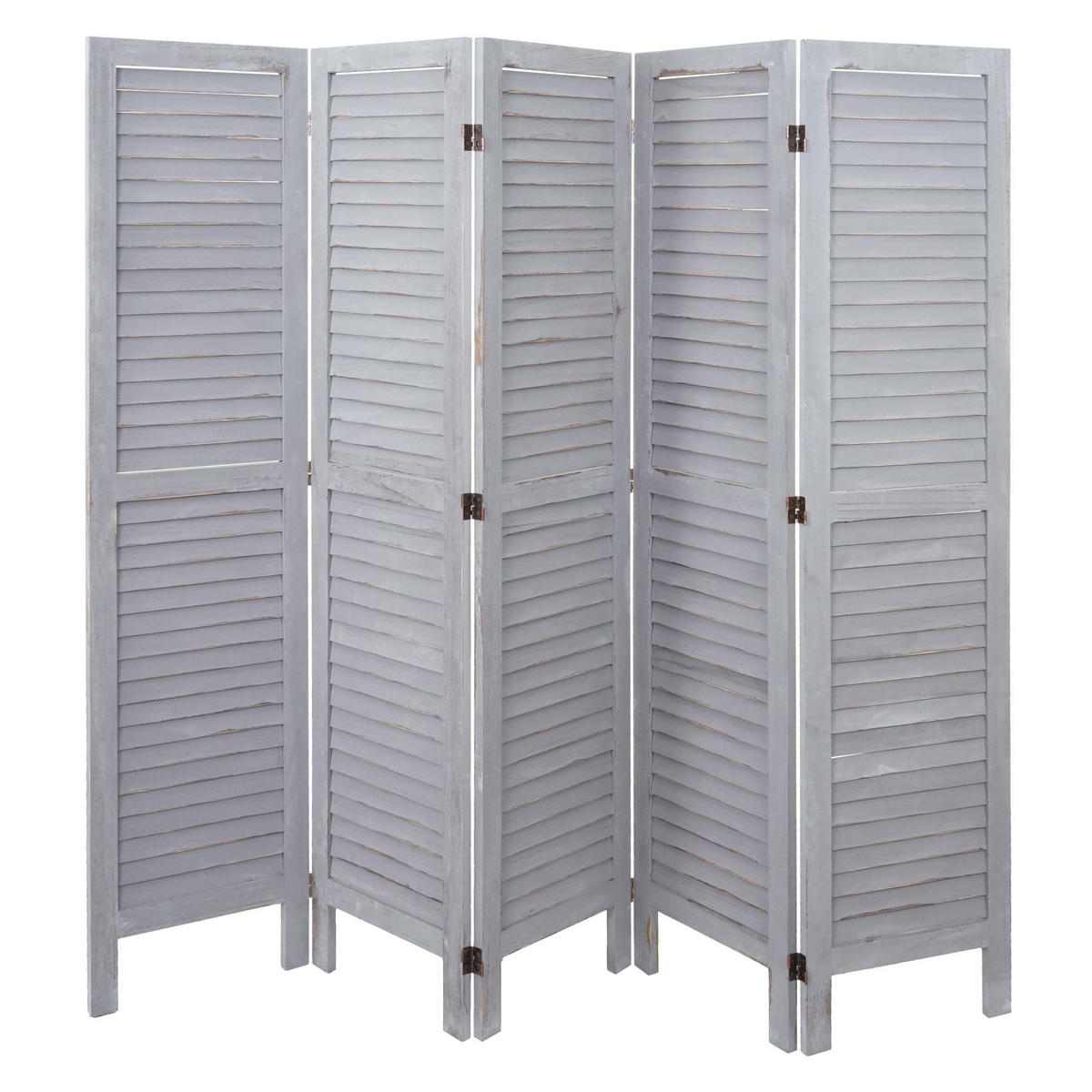 PARAVENT Grau - Grau, Holz (200/170/2cm) - MCW
