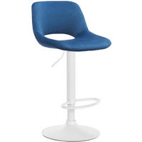 BARHOCKER Camden 86-107x42x46 cm Blau - Blau, Textil (42/86/46cm) - furnicato