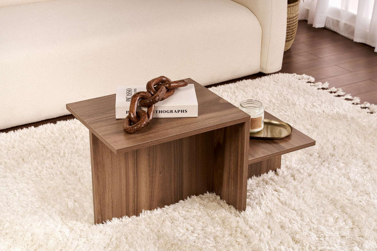 COUCHTISCH harmony Braun - Braun, Holz (80/40/40cm) - Habitat Garten