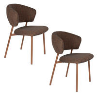 ESSZIMMERSTUHL Jasmine Braun - 2 er Set - Braun, Kunststoff (50/85/63cm) - Housecraft Living