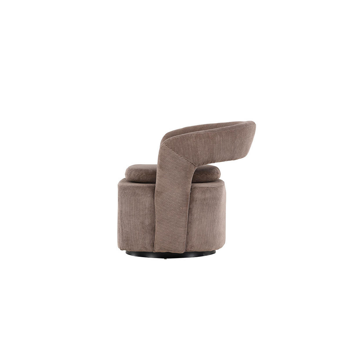SESSEL, Laurel, Braun, Metall / Stoff, 69 x 72 x 75 cm - Braun, Textil/Metall (69/75/72cm) - ebuy24