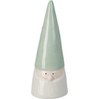 WEIHNACHTSDEKO Wichtelmännchen 5,7/5,7/15 cm - Grün, Keramik (5.7/15/5.7cm) - Home Styling Collection