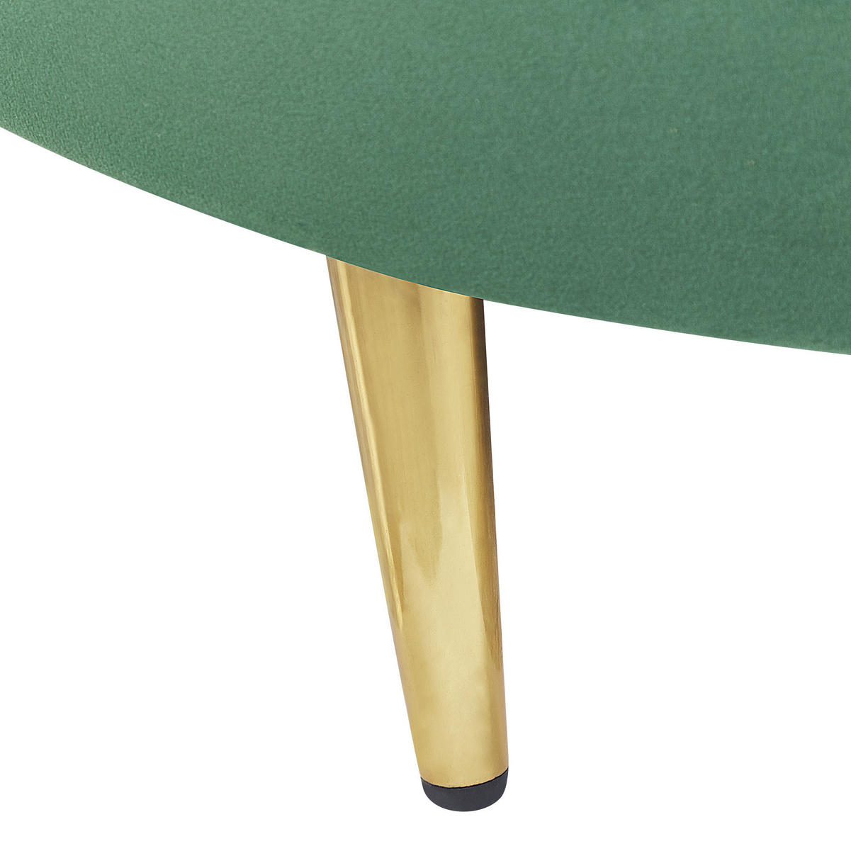 3-SITZER-SOFA Samtstoff Smaragdgrün Savar - Hellgrün, Textil (183/69/84cm) - Beliani