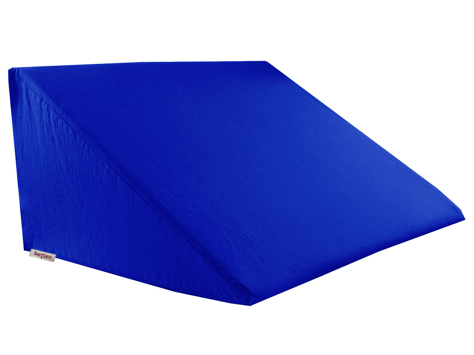 KEILKISSENBEZUG Basic 100% Baumwolle royal 62/49/30 cm - Blau, Textil (62/49cm) - beties Heimtextil