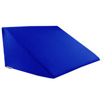 KEILKISSENBEZUG Basic 100% Baumwolle royal 62/49/30 cm - Blau, Textil (62/49cm) - beties Heimtextil