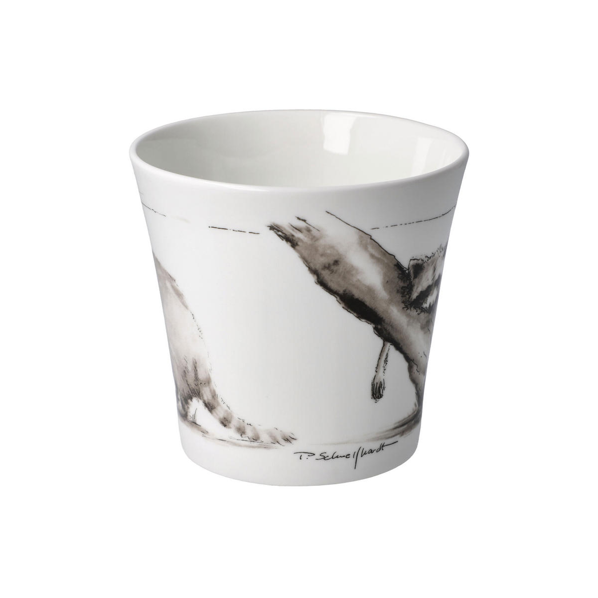 KÜNSTLERBECHER Peter Schnellhardt - Kleines Nickerchen, Fine Bone China, Bunt, 350 ml - Multicolor, Keramik (0.35L) - Goebel