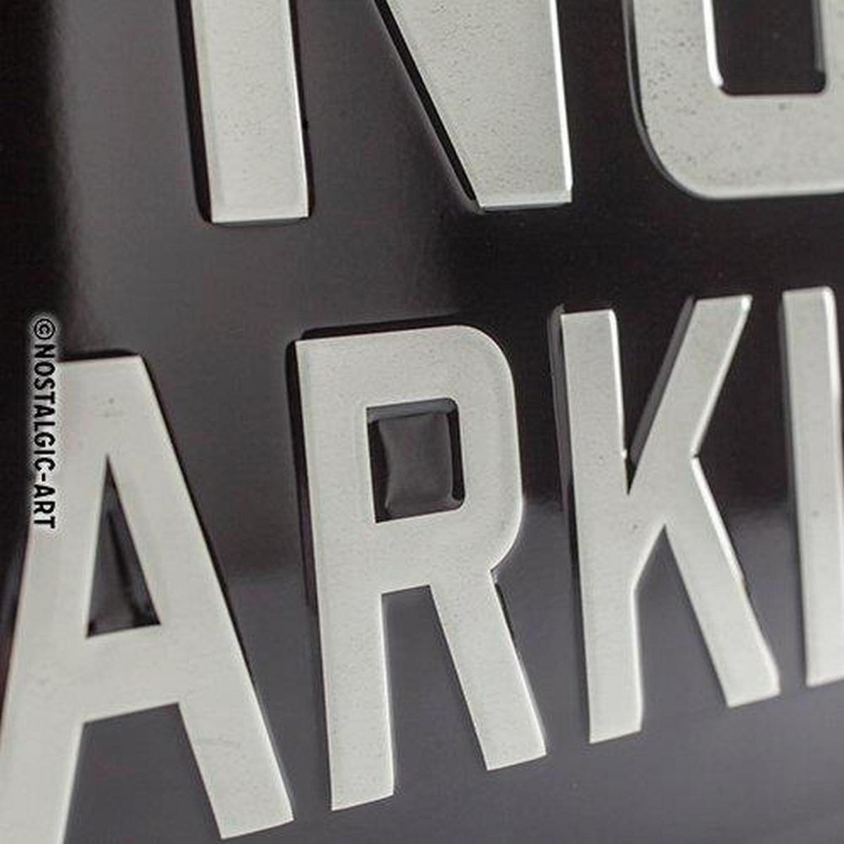 BLECHSCHILD 20/30 cm Achtung No Parking - Multicolor, Metall (30/20/0.2cm) - Nostalgic-Art