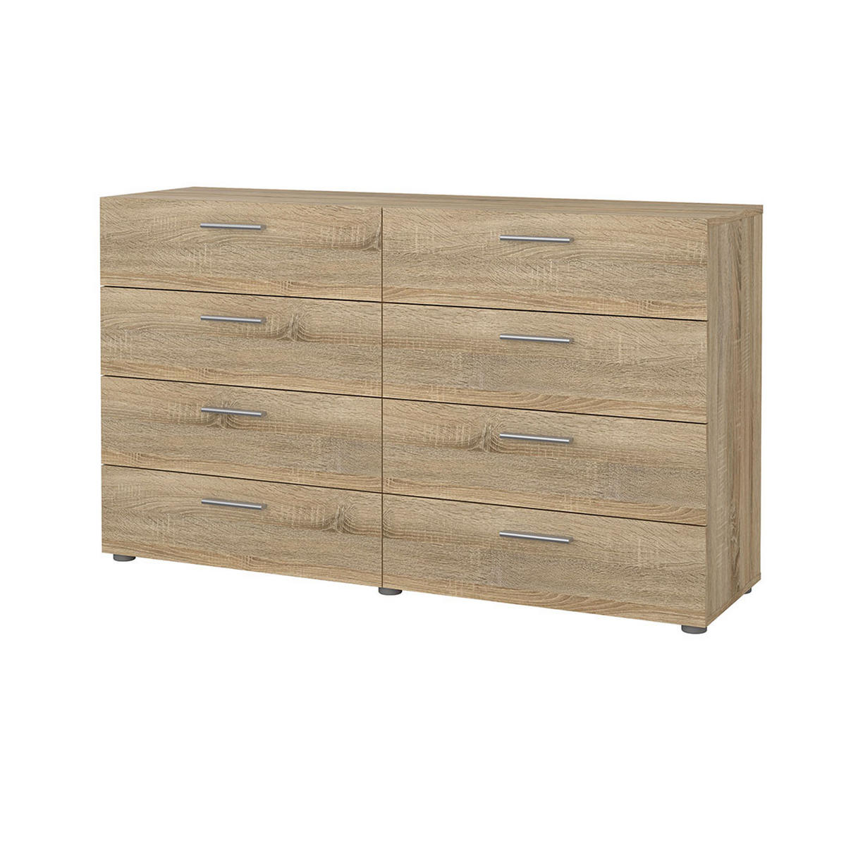 KOMMODE, Pepe, Eiche, Holzwerkstoff, 140 x 40 x 82 cm - Eichefarben, Holzwerkstoff (140/82/40cm) - ebuy24