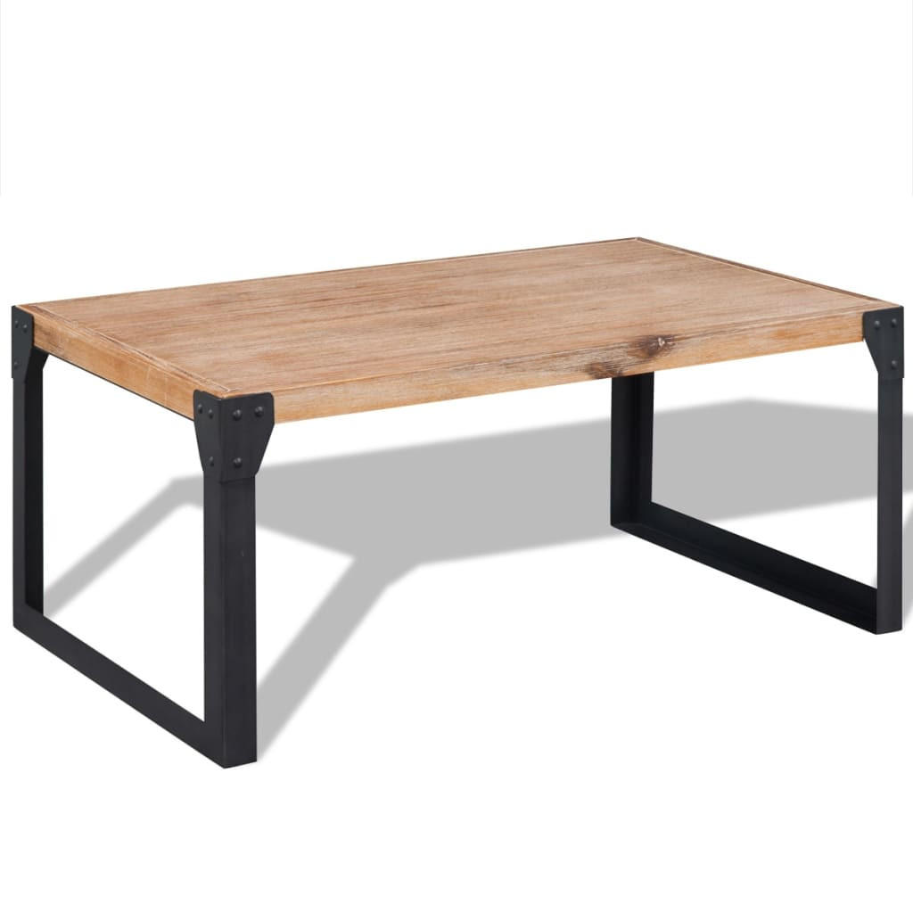 COUCHTISCH Massivholz Akazie 100x60x45 cm - Braun, Holz (100/60/45cm) - furnicato