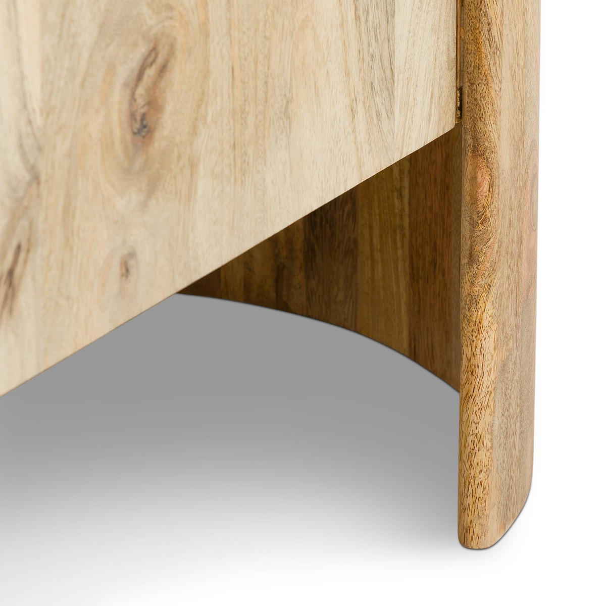 SIDEBOARD BHARAT natur - Naturfarben, Holz (165/74/40cm) - IDIMEX