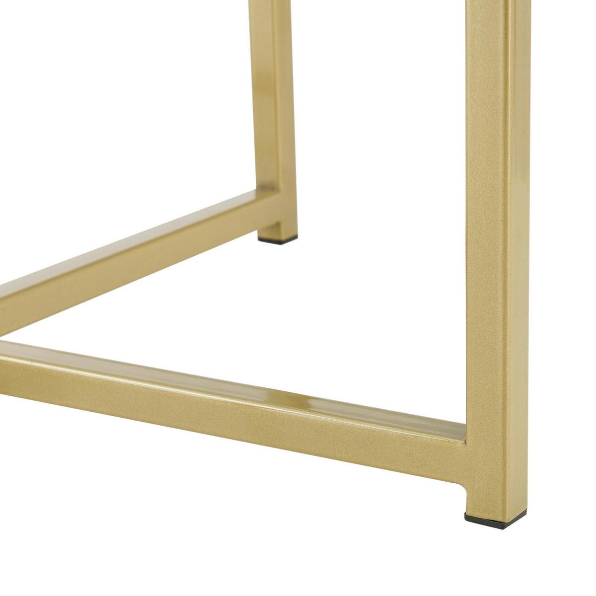 BEISTELLTISCH Alavieska - Goldfarben, Metall (50/50/42cm) - [en.casa]