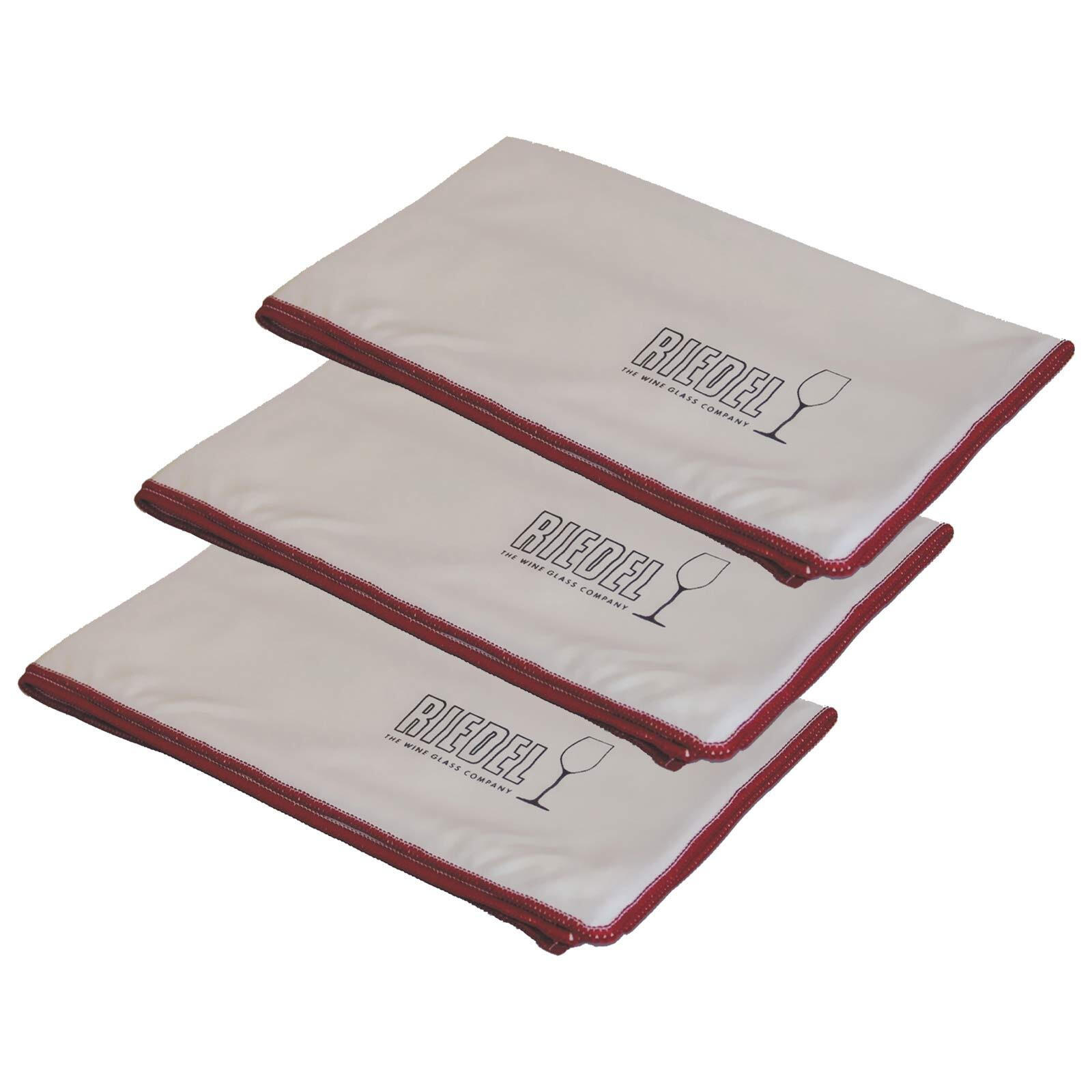 POLIERTÜCHER weiß 28,5 x 16,8 cm 3er Set - Weiß, Kunststoff (18.6/28.5cm) - Riedel