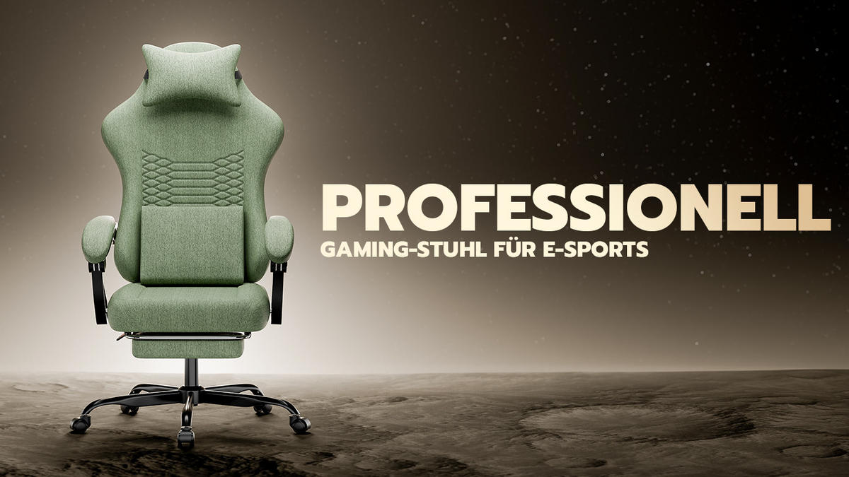 GAMINGSTUHL Grün 58,5/63/120,5 cm - Grün, Metall (58.5/120.5/63cm) - PANGIVO
