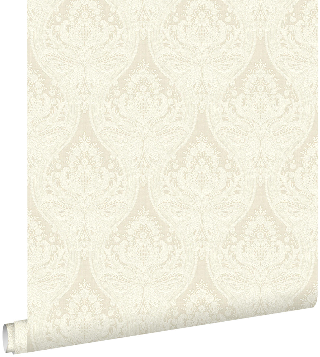 TAPETE Barockmuster 53 cm x 10.05 m - Beige, Papier (53/1000cm) - ESTAhome