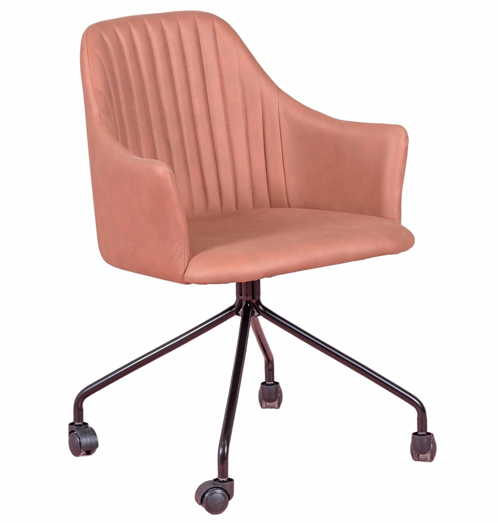 BÜROSTUHL Textil Orange - Orange, Textil (58/82/55cm) - Nest Dream