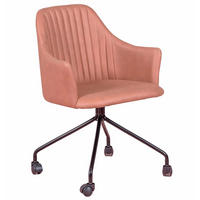 BÜROSTUHL Textil Orange - Orange, Textil (58/82/55cm) - Nest Dream